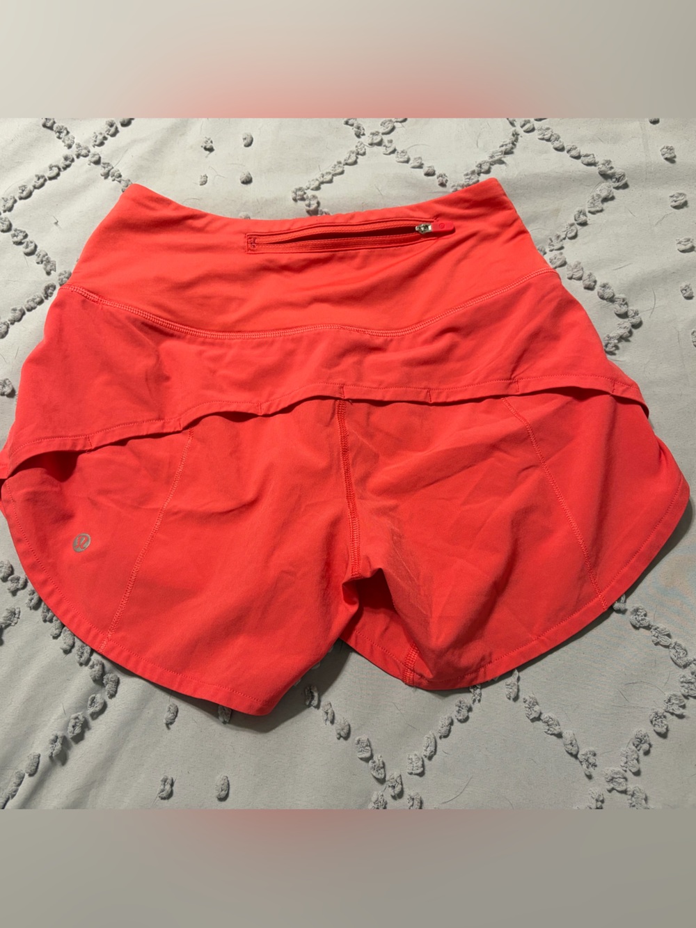 lululemon athletica Coral Pink Running Shorts